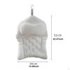 Bath Pillow Bathtub with Hook for Easy Hanging Headrest SPA Bathroom