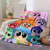 1pc Inside Out Printing Blanket - Soft, All-Season Throw for Office Blanket,  | Personalized Gift with Adorable Cartoon Design