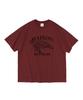 ROIDESROIS Maison Turtle Graphic Short Sleeve T-Shirt (Wine)