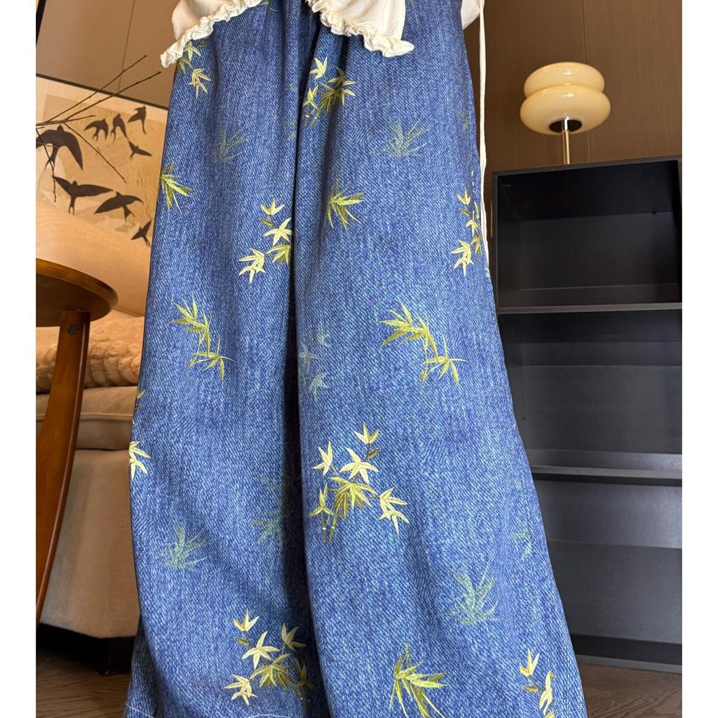 Versatile Summer Wide-Leg Cotton Silk Pants