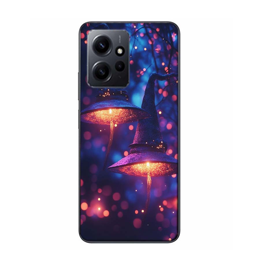 Halloween Wizard Hat Horror Fun Phone Case For Redmi Note 14 15 Pro 5G 13 12 Pro Plus 11 11T 11E 11S 10 Pro 10S 9 9S Cover Cell
