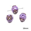 Acrylic Three-Dimensional Painted Beads Cartoon Colorful Hand-Painted Beads DIY Bracelet Mobile Phone Chain Accessories Fashion Handmade