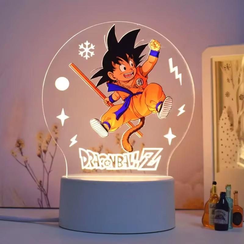 

Dragon Ball Night Light Series Animation Figures Ornaments Goku Cartoon Stand Table Lamp Desktop Decoration Christmas Gifts 3d Round Sensory Warm lights