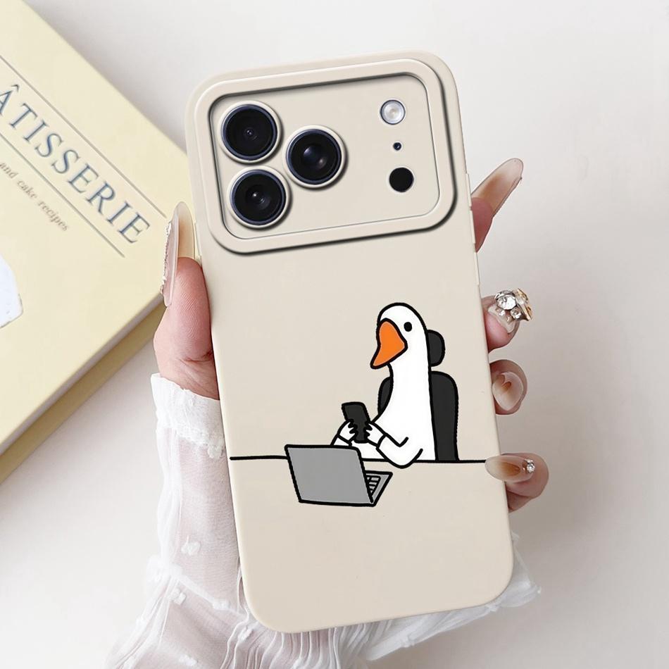 For iPhone 17 Pro Max 17Pro Cute Rabbit Cat Cartoon Phone Case For iPhone17 Pro 17ProMax Shockproof Soft Silicone Cases