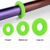 100pcs Silicone O Rings Retaining Clip Fishing Rod Protector Stopper Elastic Rod Stop Rings Fishing Accessory