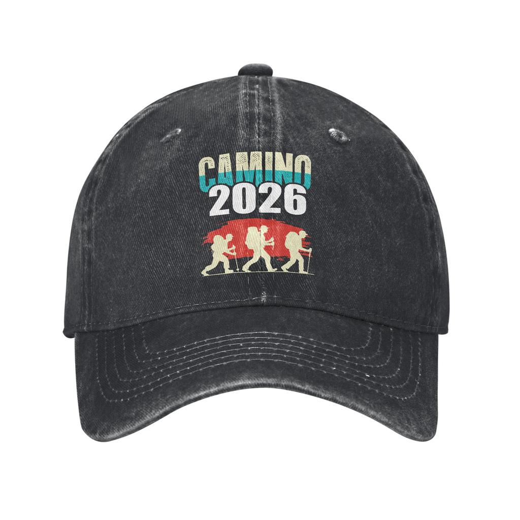 Jakobsweg Zubehör Baseballkappen Unisex Damenmode Hüte Kappe Verstellbar Trucker-Kappen Snapback-Kappe