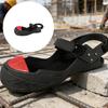 Safety Shoe Toe Cap Abrasion Resistant Rubber Toe Protector Cover for Construction Site Metalworking Warehouse Use