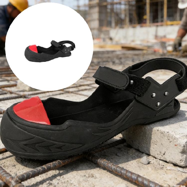 Safety Shoe Toe Cap Abrasion Resistant Rubber Toe Protector Cover for Construction Site Metalworking Warehouse Use