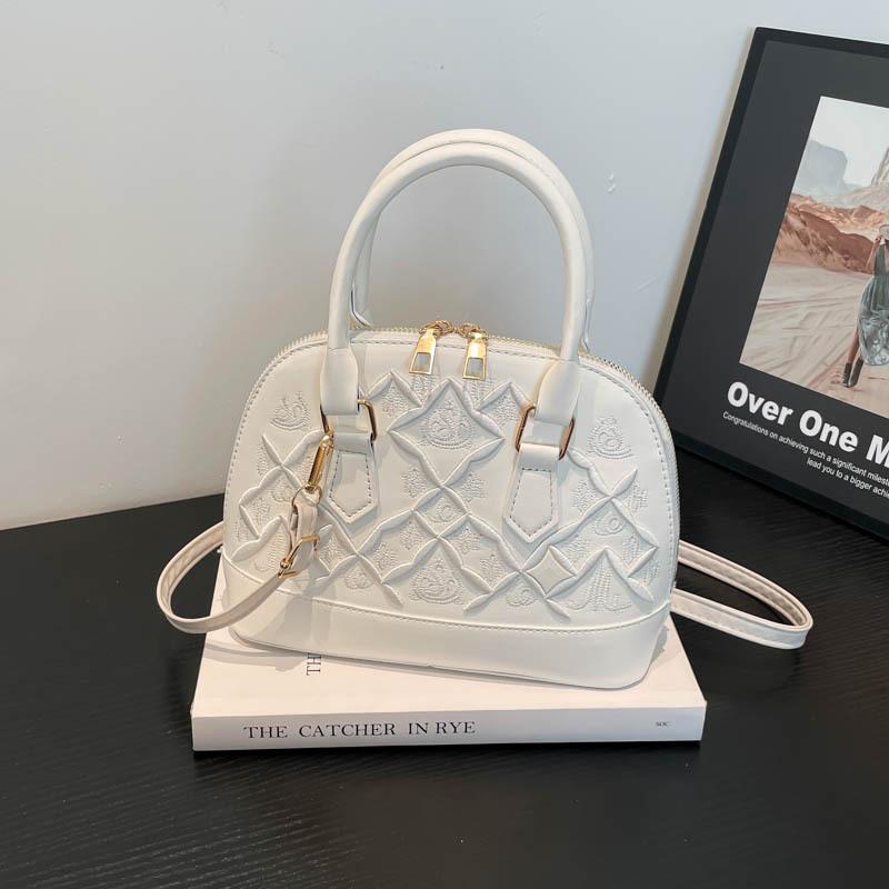 Plaid Simple Crossbody Bag Women Fashion Retro Shoulder Bag Casual Shell Purse Comfortable and Versatile Texture Storage Bags