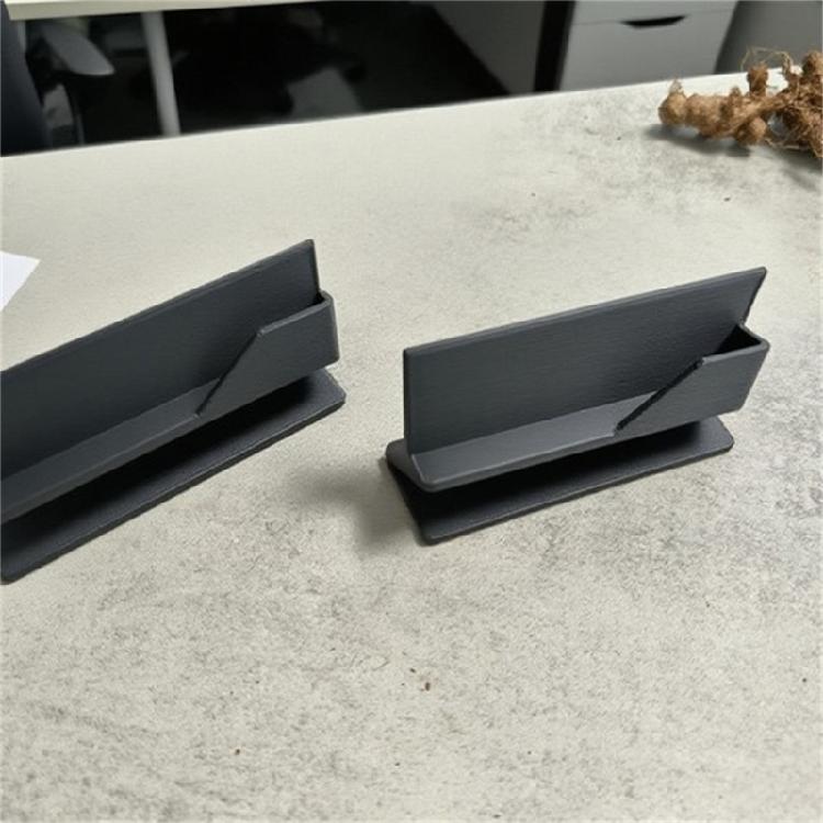 Desktop Plastic Business Card Organiser with Phone Stand Space Saving Card Stand For Corporate Event And Executives Use