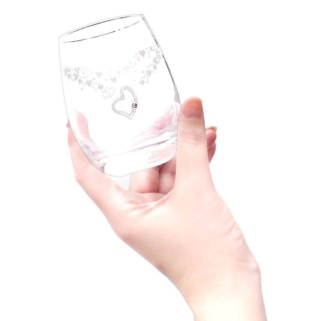 Sears Color Changing Glass Tumbler Birthstone Color Crystal July Ruby Teddy Bear Plush Pink Teddy [Sears] sh84-0001-tdt-01-p-07