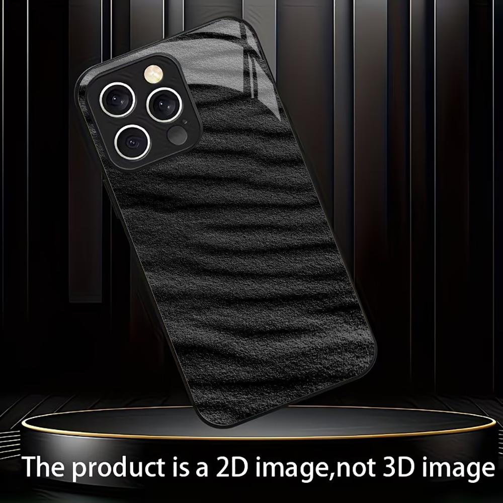 

Black Wavy Texture for iphone 17 case Fashion for coque iphone Case fundas Glass for iPhone 17 16 15 14 13 12 11pm Pro Plus iPhone 11 ProMax