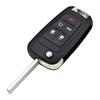 5 Button Folding Flip Remote Key for Chevrolet Camaro Cruze Equinox Impala Spark Sonic Volt 315Mhz/433Mhz ID46 Chip Uncut Blade