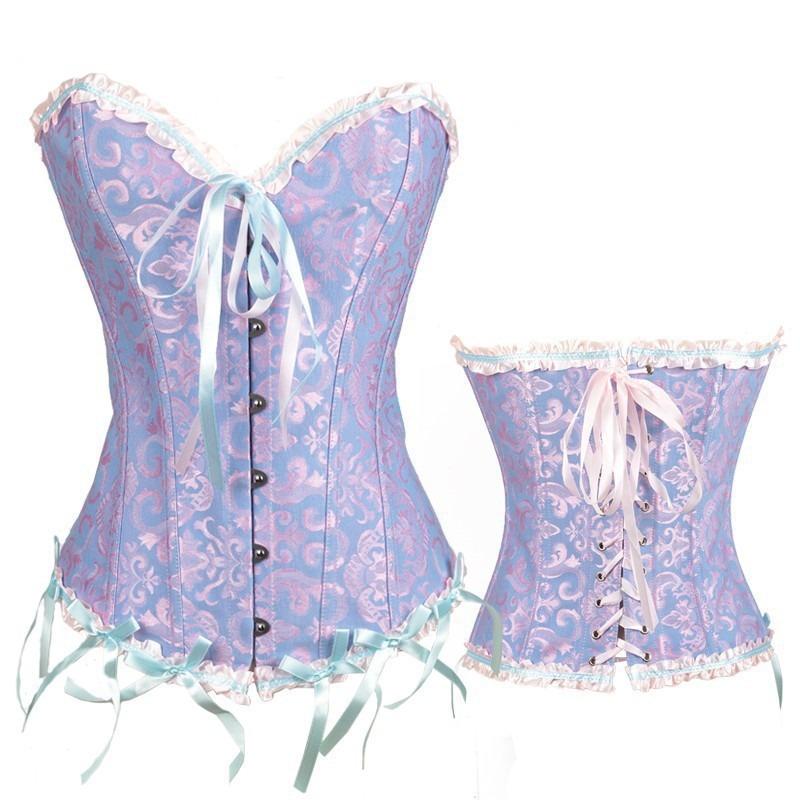 Ready Stock Body Shaping Clothing Manufacturer Corset Bridal Dress Sexy Corset Waist Vest Waist Seal European and American Palace Corset