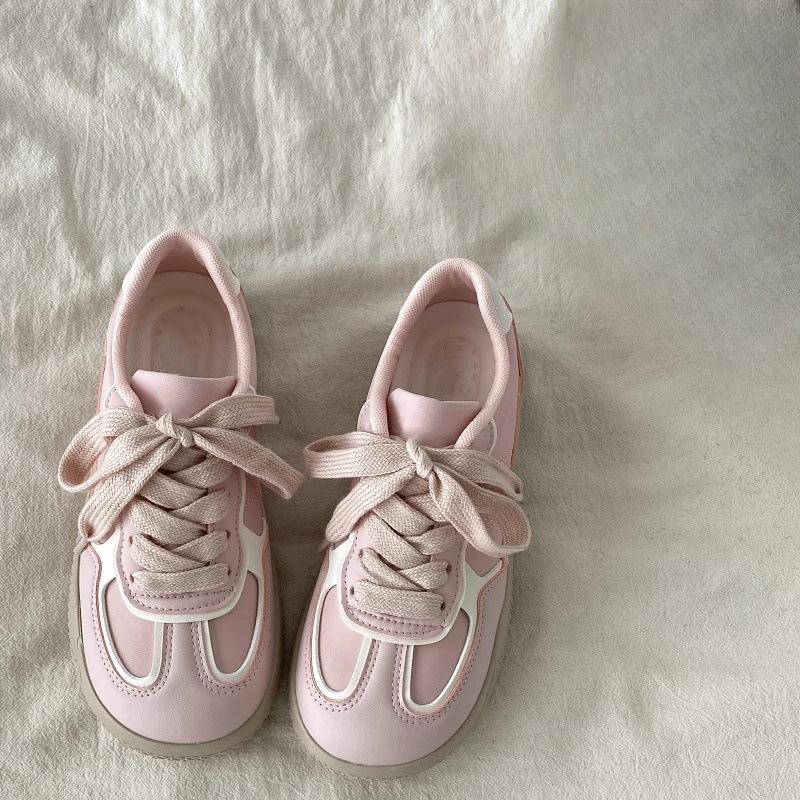 New Thick-soled Board Shoes for Women Versatile Casual Bread Shoes Flat Sports Shoes