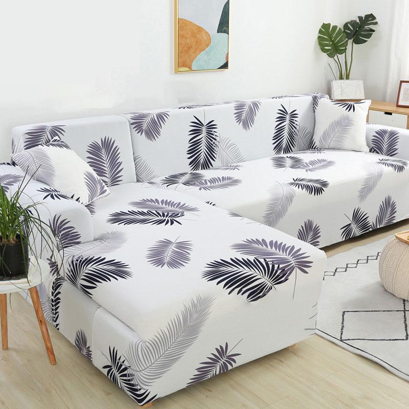 ElasticSofa Cover  for Living Room Geometric Sectional Sofa Slipcover Printed  Couch Cover 1/2/3/4 Seat