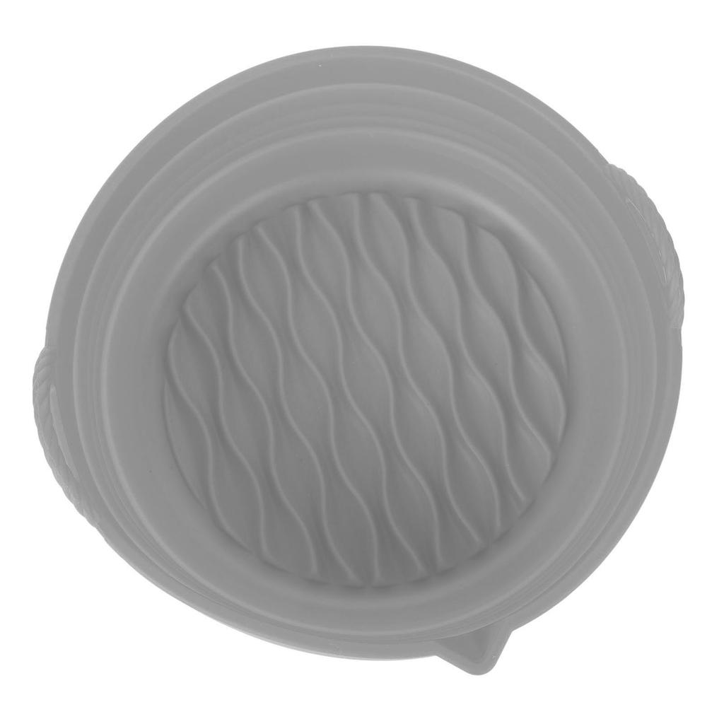 Fryer Silicone Liner Foldable Round Wavy Stripe Heat Resistant Reusable Fryer Pot for Fryer Accessory