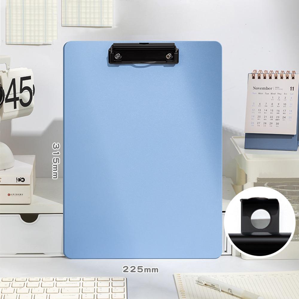 With Low Profile Gold Clip A4 Writing Clipboard Writing Tablet Writing Sheet Pad File Folder Board Clamp Document Folder