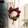 New Christmas bell pendant wrought iron metal scene arrangement pendant Christmas tree decoration wreath door decoration