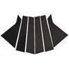6 Pcs For 2014- Chevrolet Impala Glossy Black Pillar Posts Trims Piano Cover