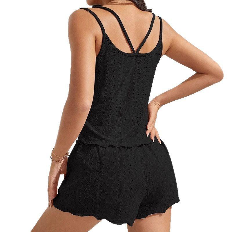 Home Wear, Fashionable Casual Shorts and Tank Tops, Women's Pajama Sets, Home Wear Sets