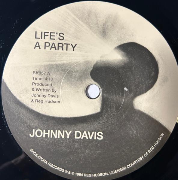 7inch Record JOHN DAVIS - Life's A Party / Expand Your Mind BK057 Backatcha Recor 2025 UK Soul/Funk