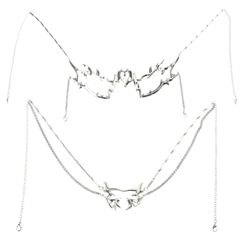 Set of 2 Adjustable Mask Metal Half Mask Mechanical Mask Irregular Face Wear Copper Texture for Fashion Individuals 1