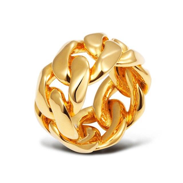 

Кольцо Хип-Хоп Личность Гладкая Цепочка Кольцо Тренд Мужская Нержавеющая Сталь Мода 11 белый