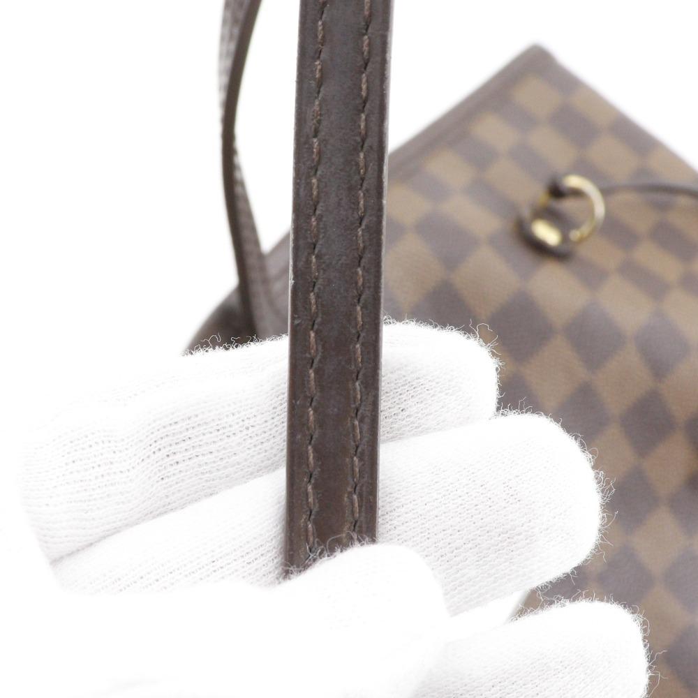 LOUIS VUITTON Neverfull GM Tote Bag N51106 Brown Damier canvas unisex Used
