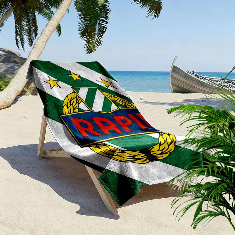 Asciugamano da Spiaggia Rapid Vienna Print, Asciugamano Grande Morbido ad Asciugatura Rapida per Spiaggia Campeggio Nuoto