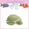 Peluche Animale Marino Tartaruga con Morbido Peluche Corto per Bambini Regalo da Collezione