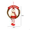 Christmas Wreath Door Hanging Garland Party Decorations for Indoor