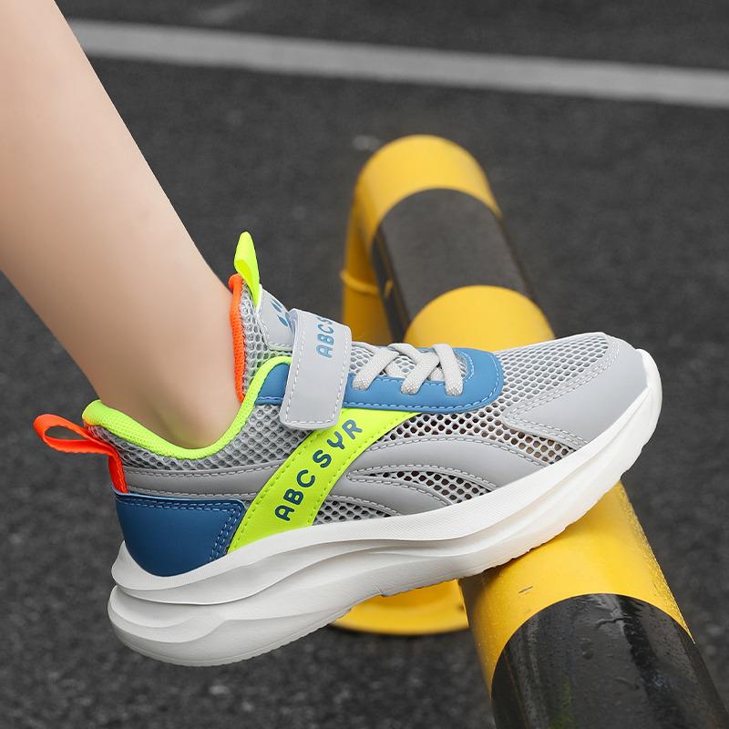 New Fashion Summer Sneakers for Children Breathable Mesh Kids Sports Shoes Size 29-39 Platform Children's Running Shoes For Girl