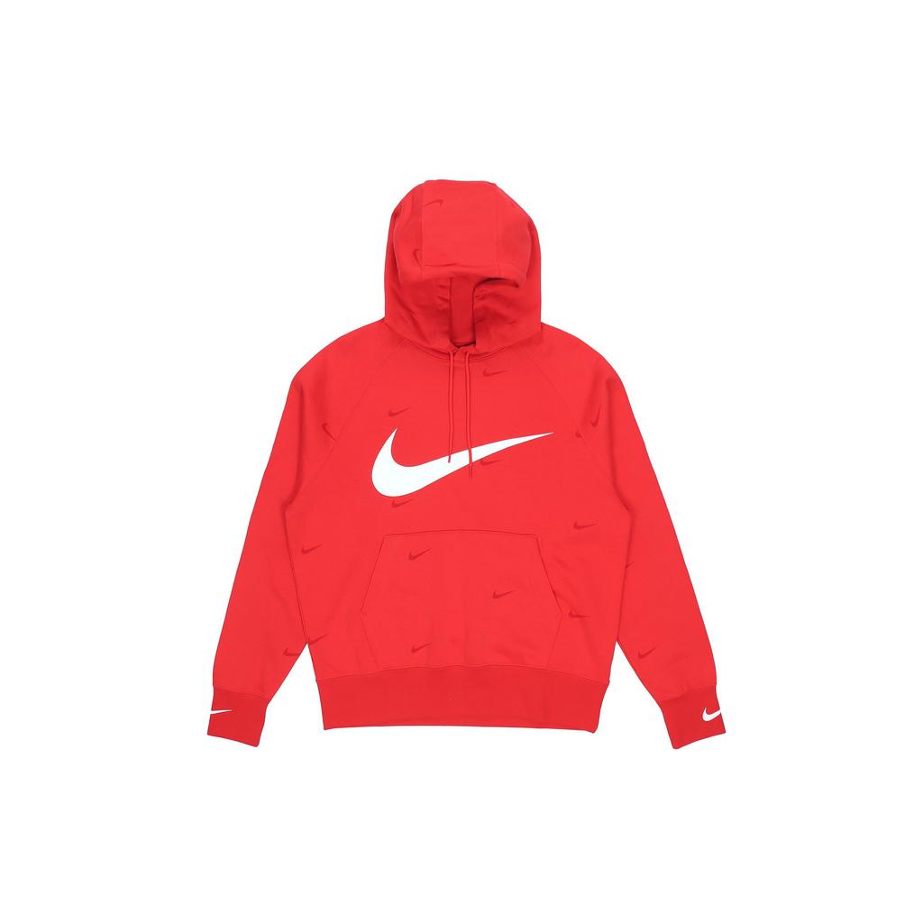 Nike Sporty Casual Hooded Fleece Sweatshirt Men Tops Red DA0111-657