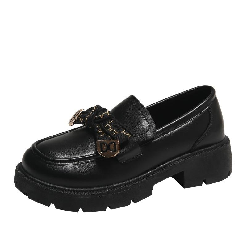 Women's Autumn New Women's Small Leather Shoes Are Trendy