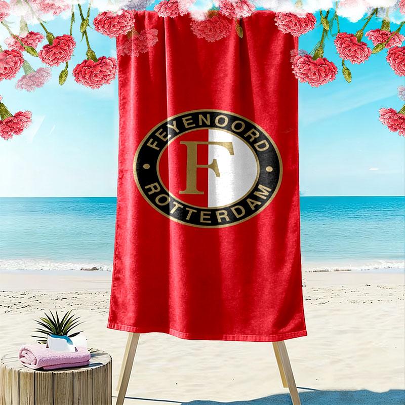 Feyenoord Print Beach Towel, Large Soft Quick Dry Towel for Beach Camping Swimming