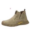 Longchan Four-Season High-Top Work Shoes (No Steel Toe)