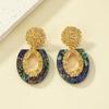 Retro Palace-Inspired Stud Earrings – Classic Vintage Jewelry for Women’s Sophisticated Look