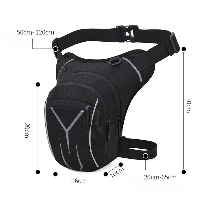 Waterproof Drop Leg Bag Thigh Hip Bum Belt Leg Waist Bags Travel Tour Riding Motorcycle Fanny Pack Universality Travel Bag