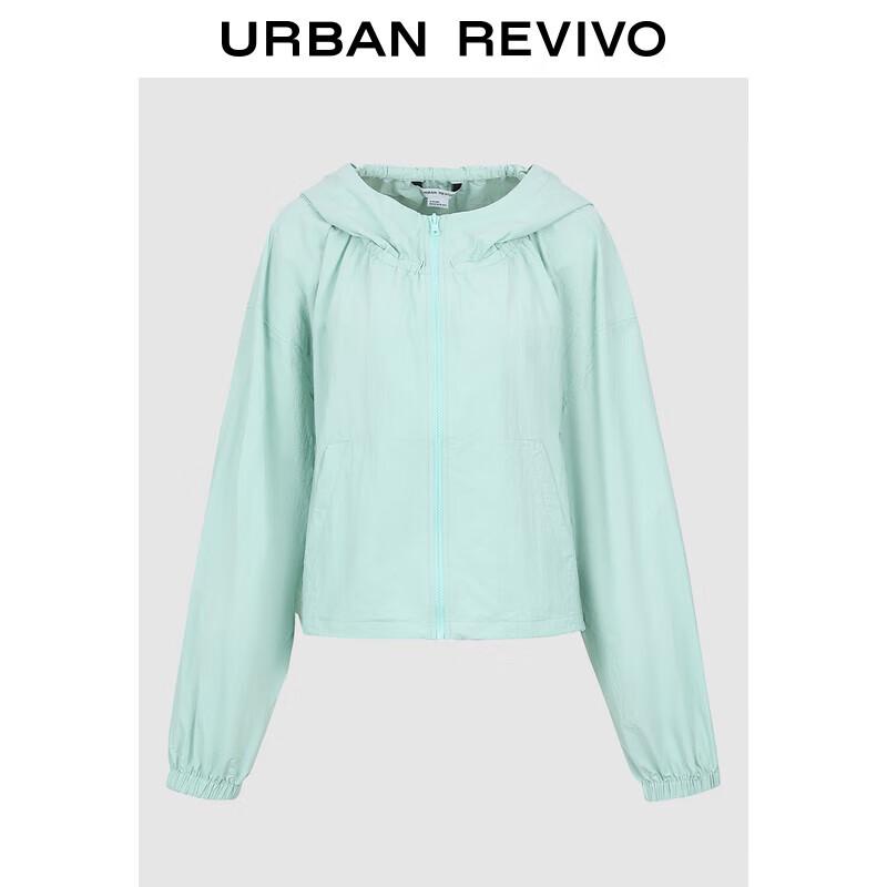 

Женская укороченная куртка с капюшоном на молнии M