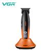 VGR High-end Electric Hair Clipper 9000 RPM Professional Grade Hair Trimmer Gradient Color Metal Body Carving Push Shear with Digital Display V-889T