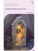 Tianyu TC21 Eternal Fragrance DIY Miniature House Bookend - Creative Handmade Assembly Model for Qixi Birthday Gift