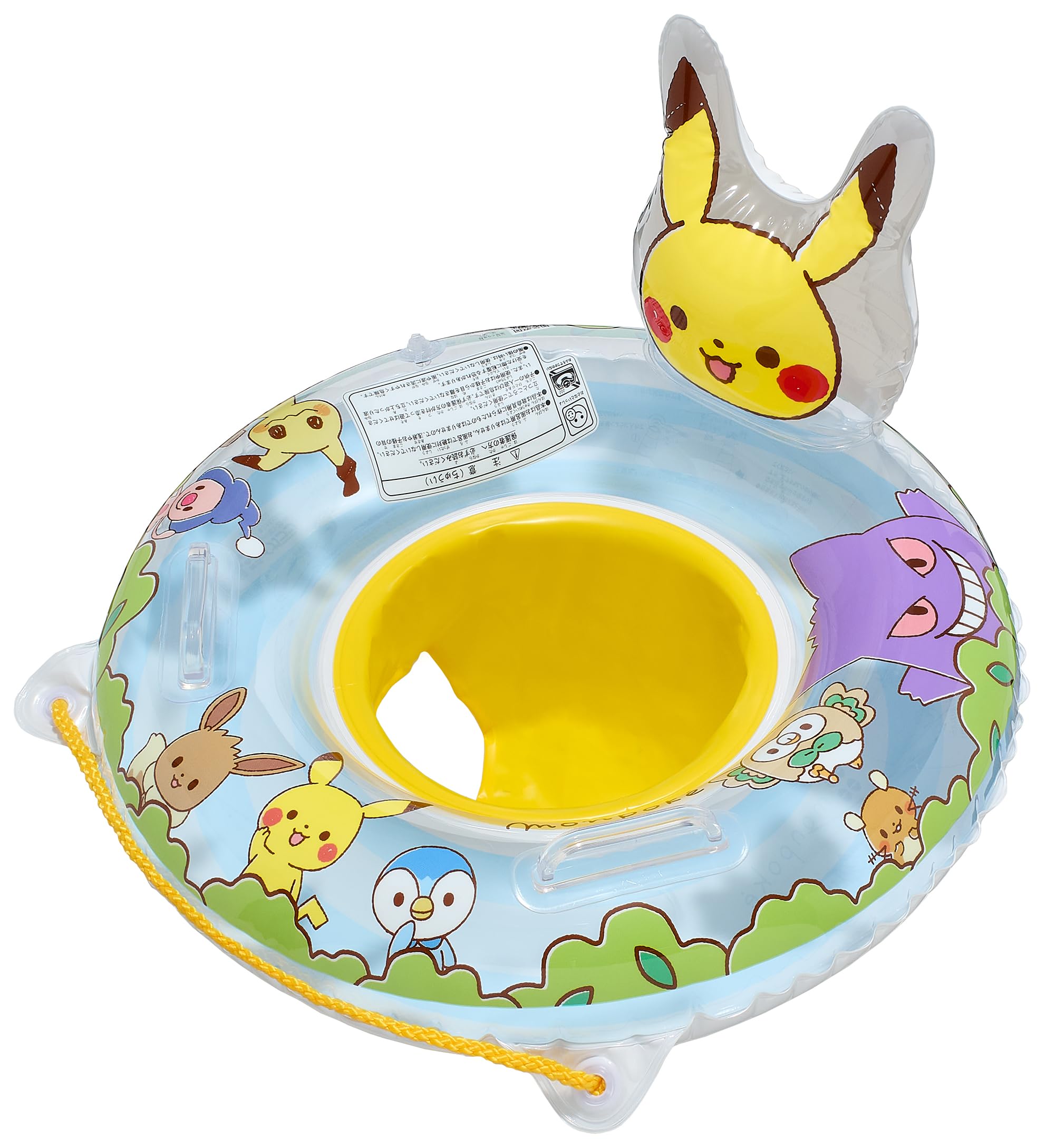 Igarashi Monpoke Baby Inflatable Ring grip and 55 x 22cm and quick float New valve adopted (with rope) AGE-RBB [Easy stopper]