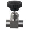 304 Stainless Steel Needle Valve Silver Air Tube Hand Valve Durable Ball Valve  Water Gas Oil