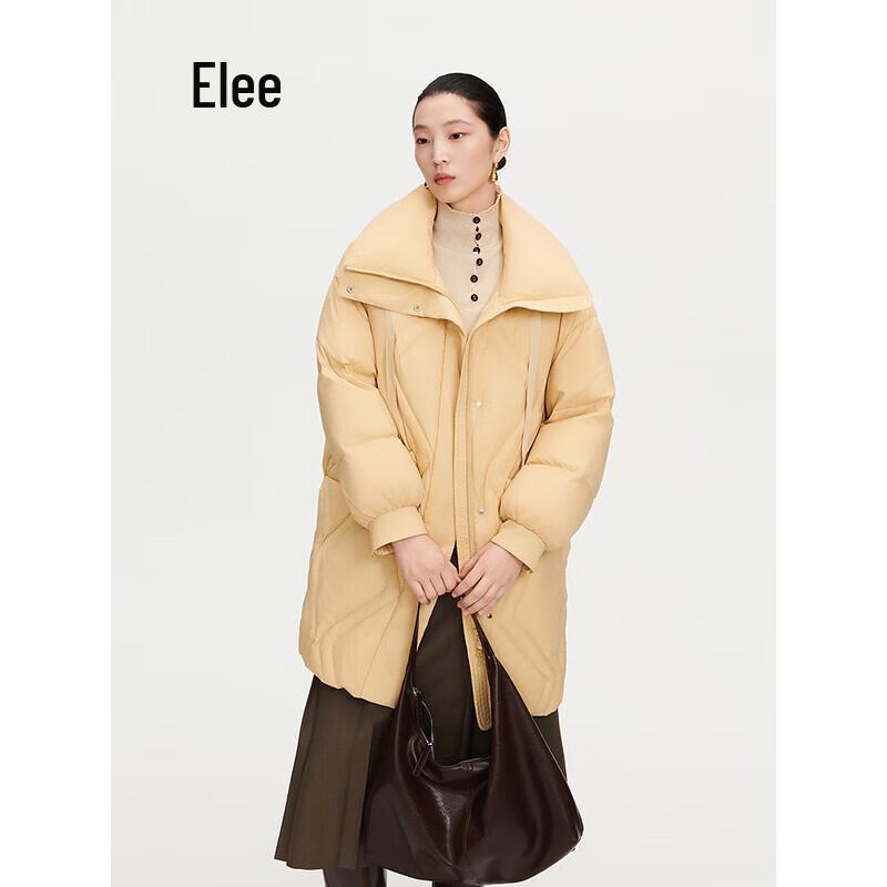 

Ailaiyi Women s Big Lapel Hooded Down Jacket 2025 M