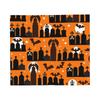 Halloween Blanket Flannel Gothic Bats Ghosts Witch Soft Throw Blanket for Home Couch Bed Rug