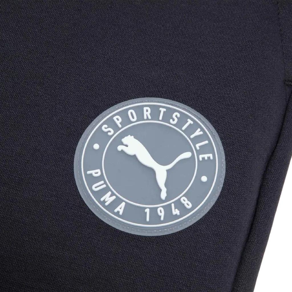 Puma Solid Color Brand Logo Soft Comfortable Casual Pants Women Pants Grass-Gray 627884-75