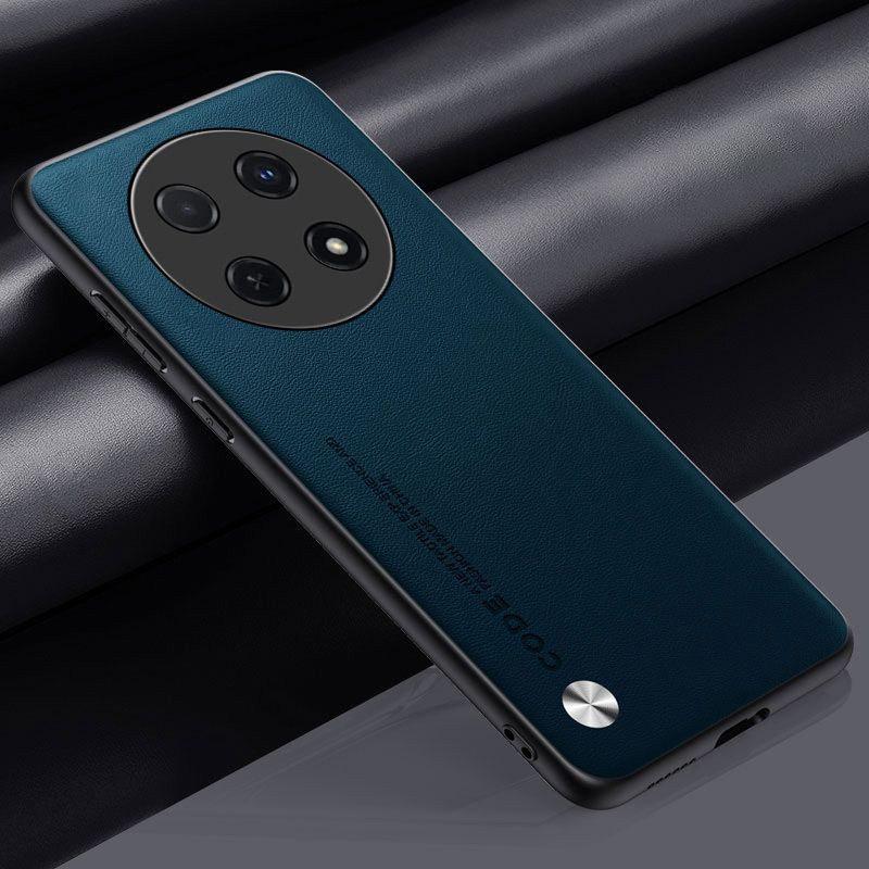 

PU Leather Case For Huawei nova 12i 13i Back Cover Silicone Full Camera Protection Phone Case For Huawei nova 11i 12i 13i Funda Huawei nova 12i темно-синього кольору