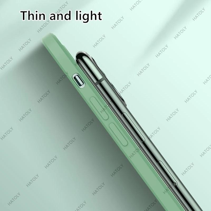 For Poco M7 Plus 5G Case Liquid Silicone For Poco M7 4G M7 Plus 5G Case TPU Shockproof Monochrome Phone Case for Poco M7 Plus 5G