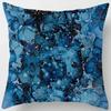 Blue Ink Style Decorative Pillowcase Home Bedding Decorative Cushion Pillowcase